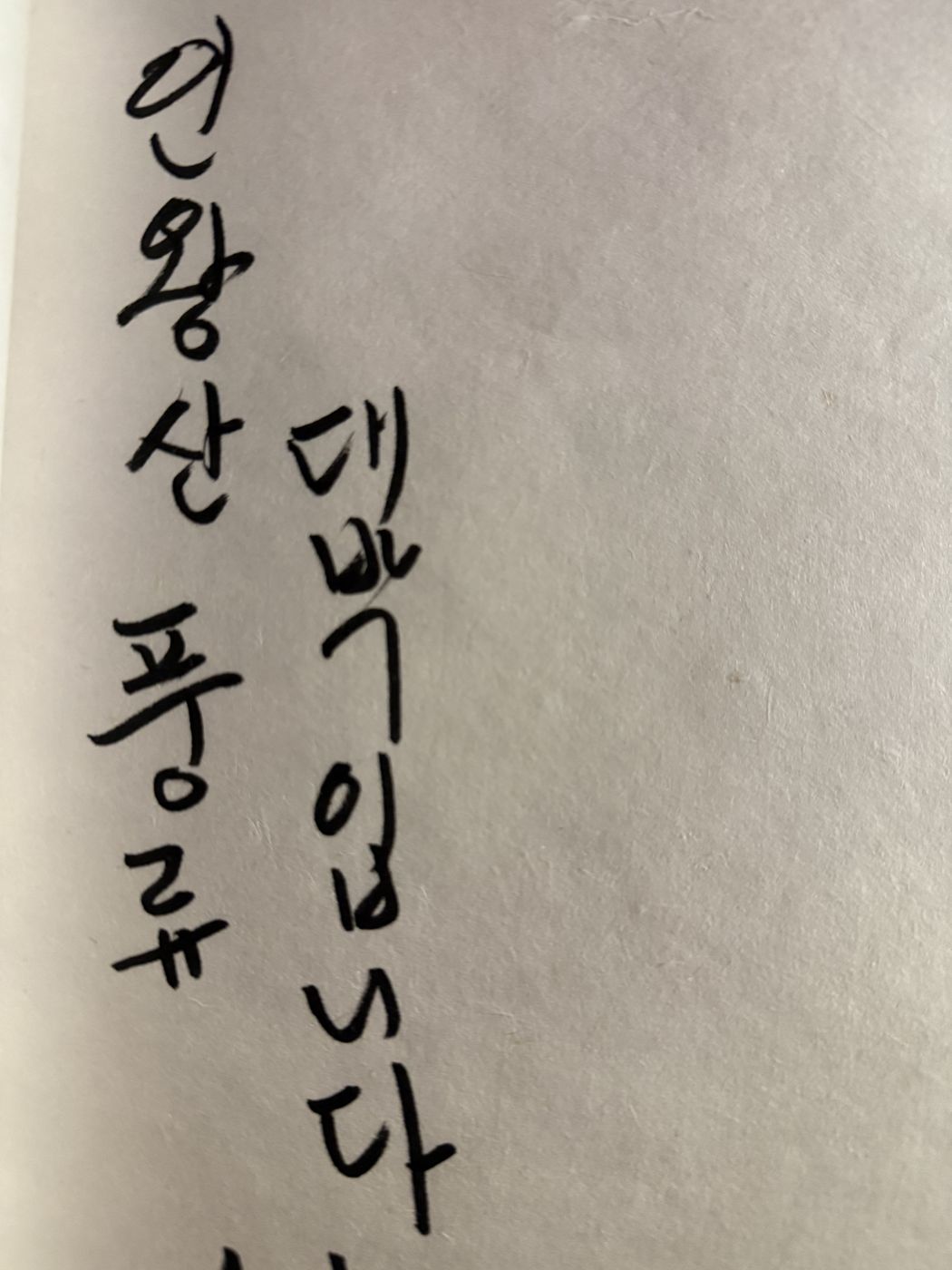 인왕산 풍류 대박입니다